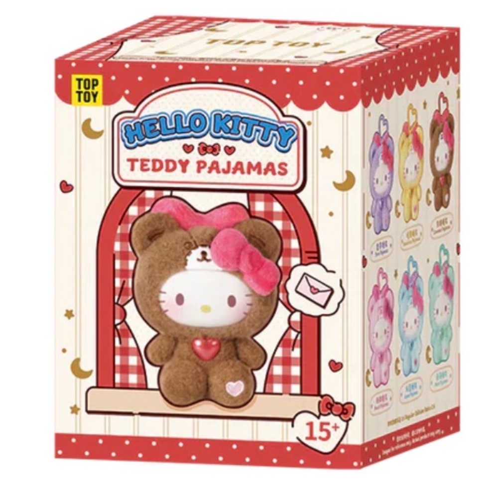 Hello Kitty Teddy Pajamas Single Blind Box